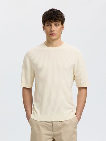 SELECTED - Jersey en blanco: frente