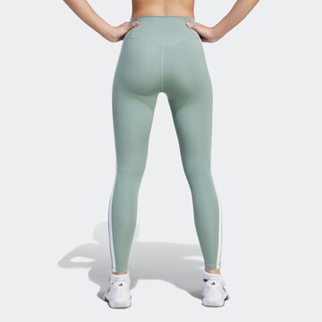 Skinny Pantalon de sport 'Optime Essentials' ADIDAS PERFORMANCE en vert