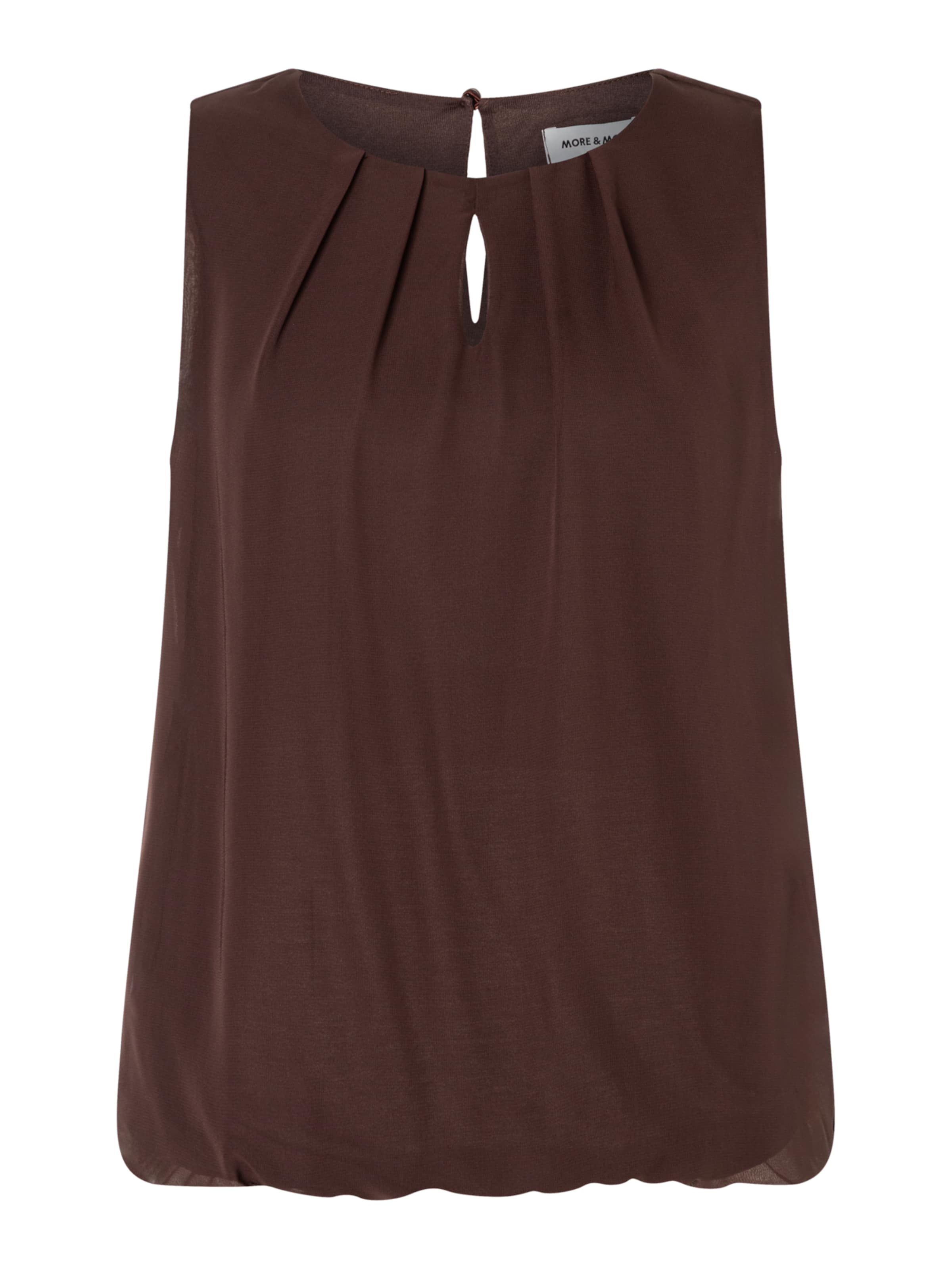 MORE & MORE Blouse in Brown: front