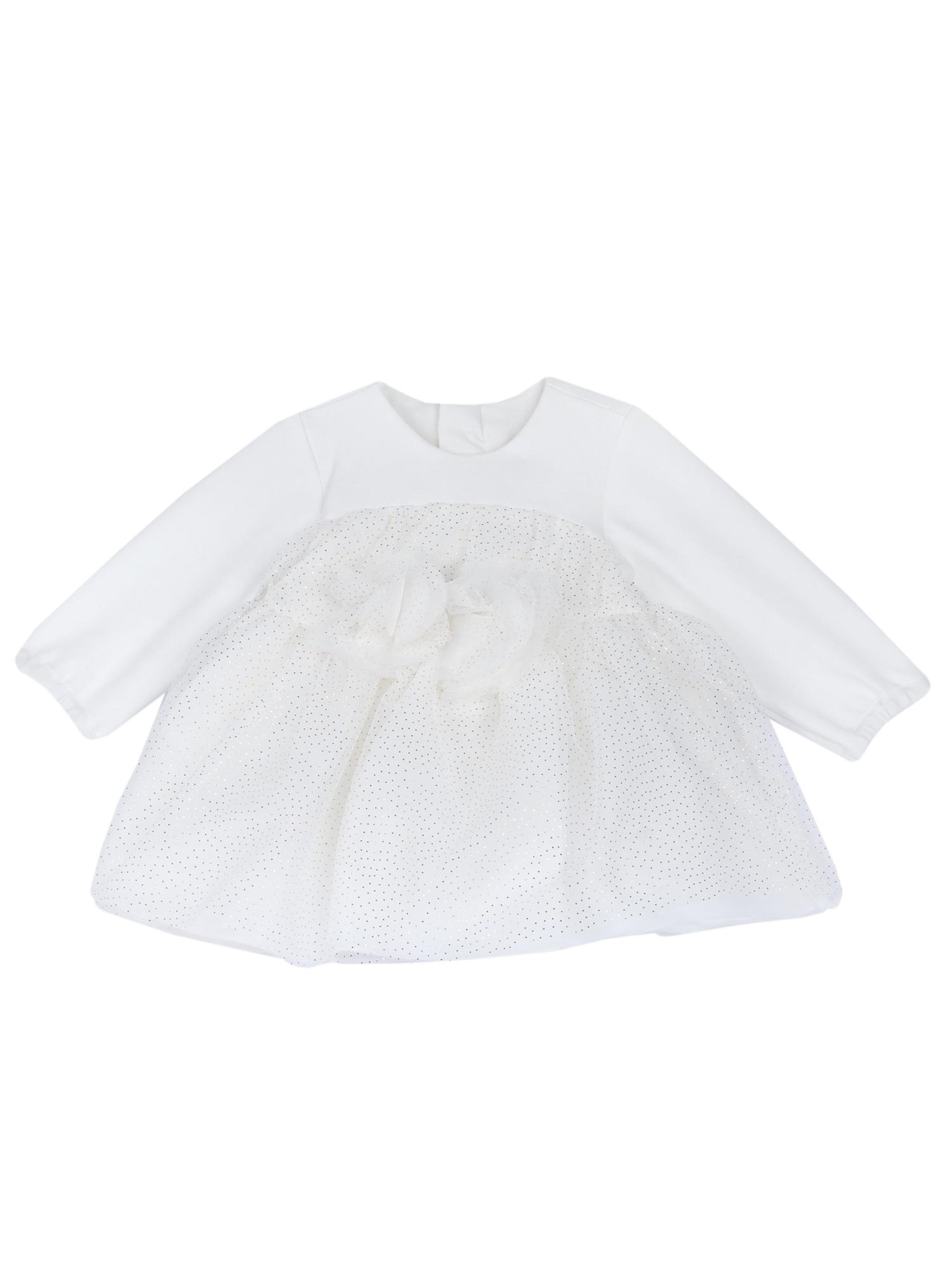 Chicco - Vestido em branco: frente