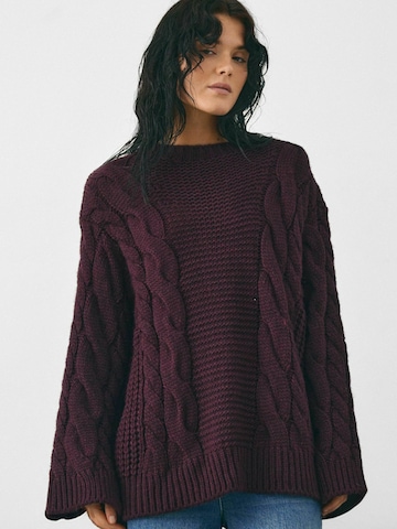 Pull-over ' Lisbeth ' Noella en rouge : devant