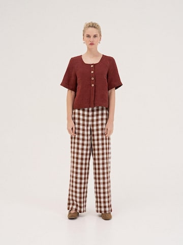AmourLinen Top 'Maeve'‌‌ in Rot
