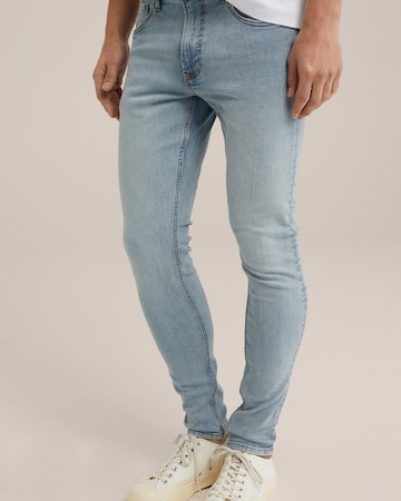 WE Fashion Skinny Jeans 'Blue Ridge' i blå