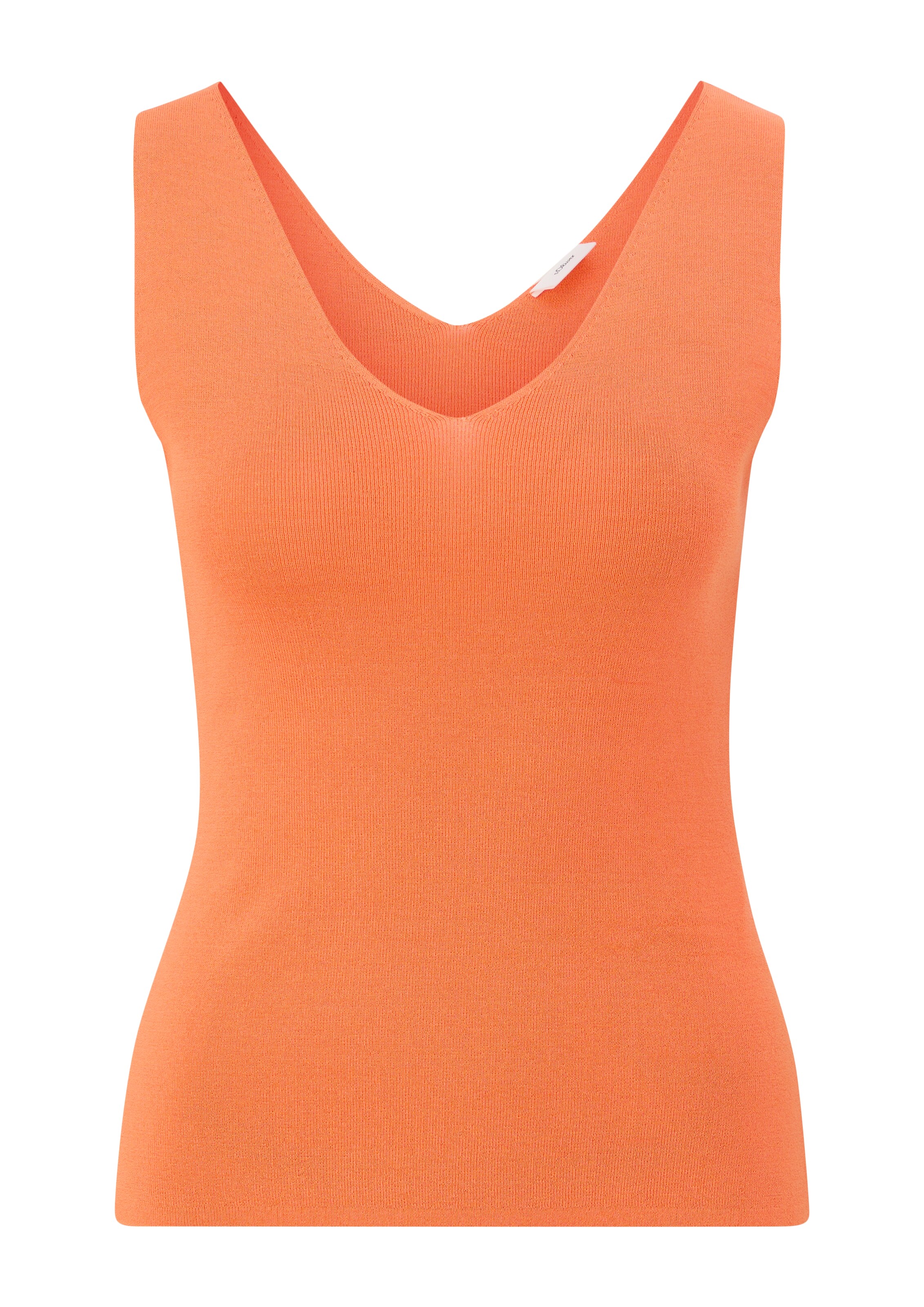 Haut s.Oliver BLACK LABEL en orange : devant