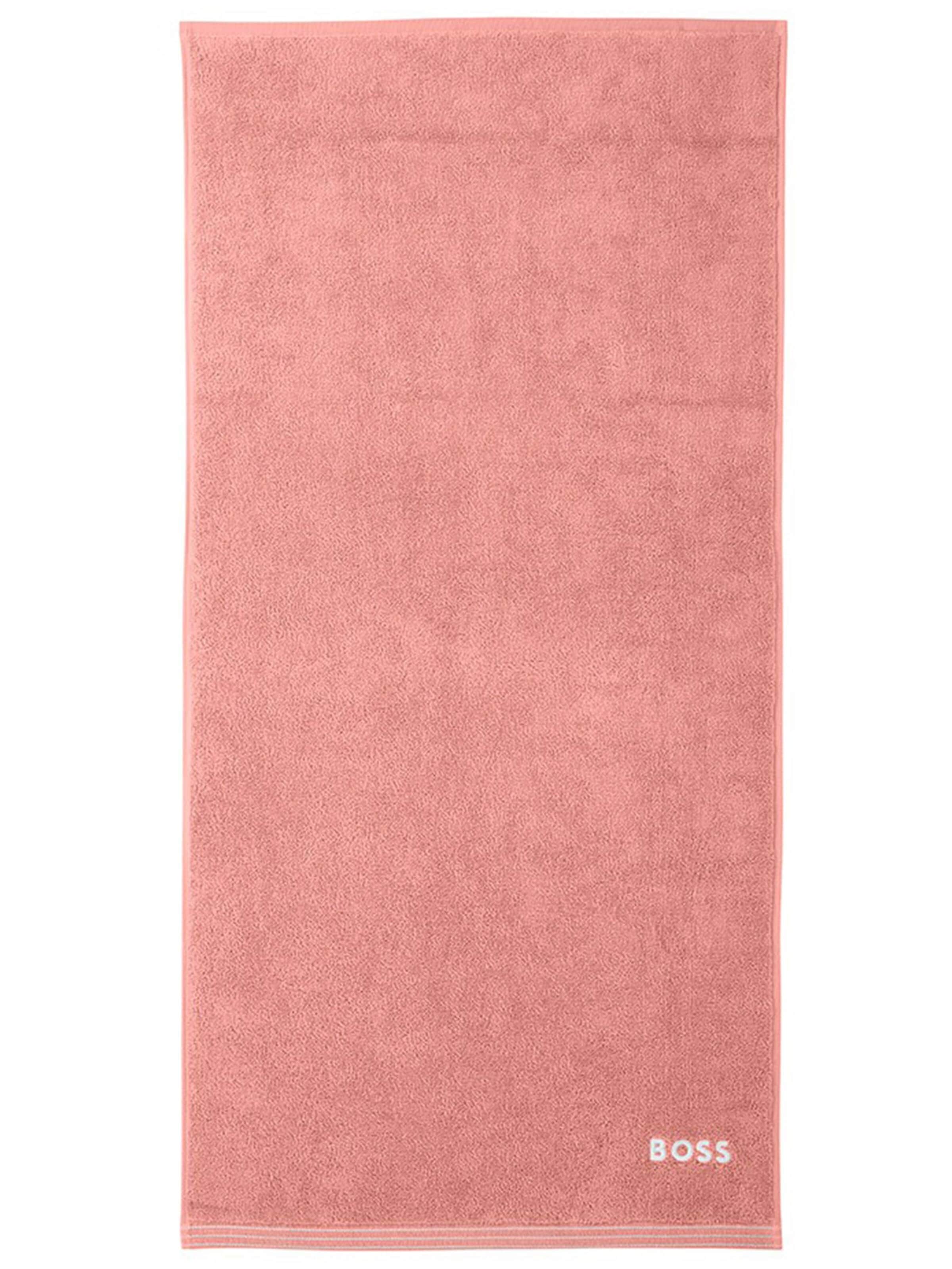 BOSS Home Towel 'EDGE' in Pink: front