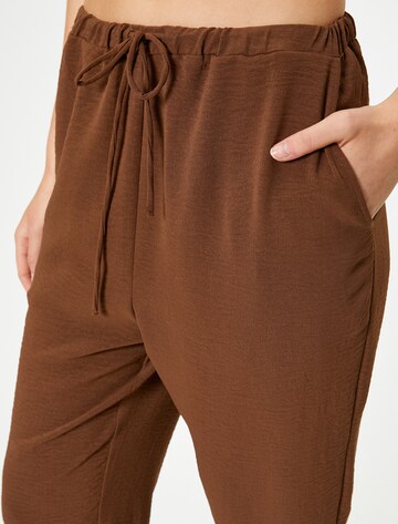Koton Tapered Pants in Brown