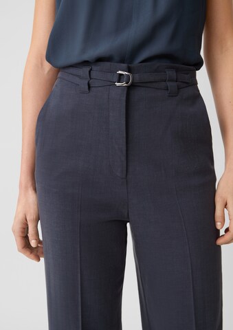 COMMA Loosefit Pantalon in Blauw