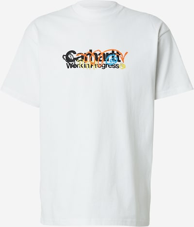Carhartt WIP Paita 'Primary' värissä neonsininen / oranssi / musta / valkoinen, Tuotenäkymä