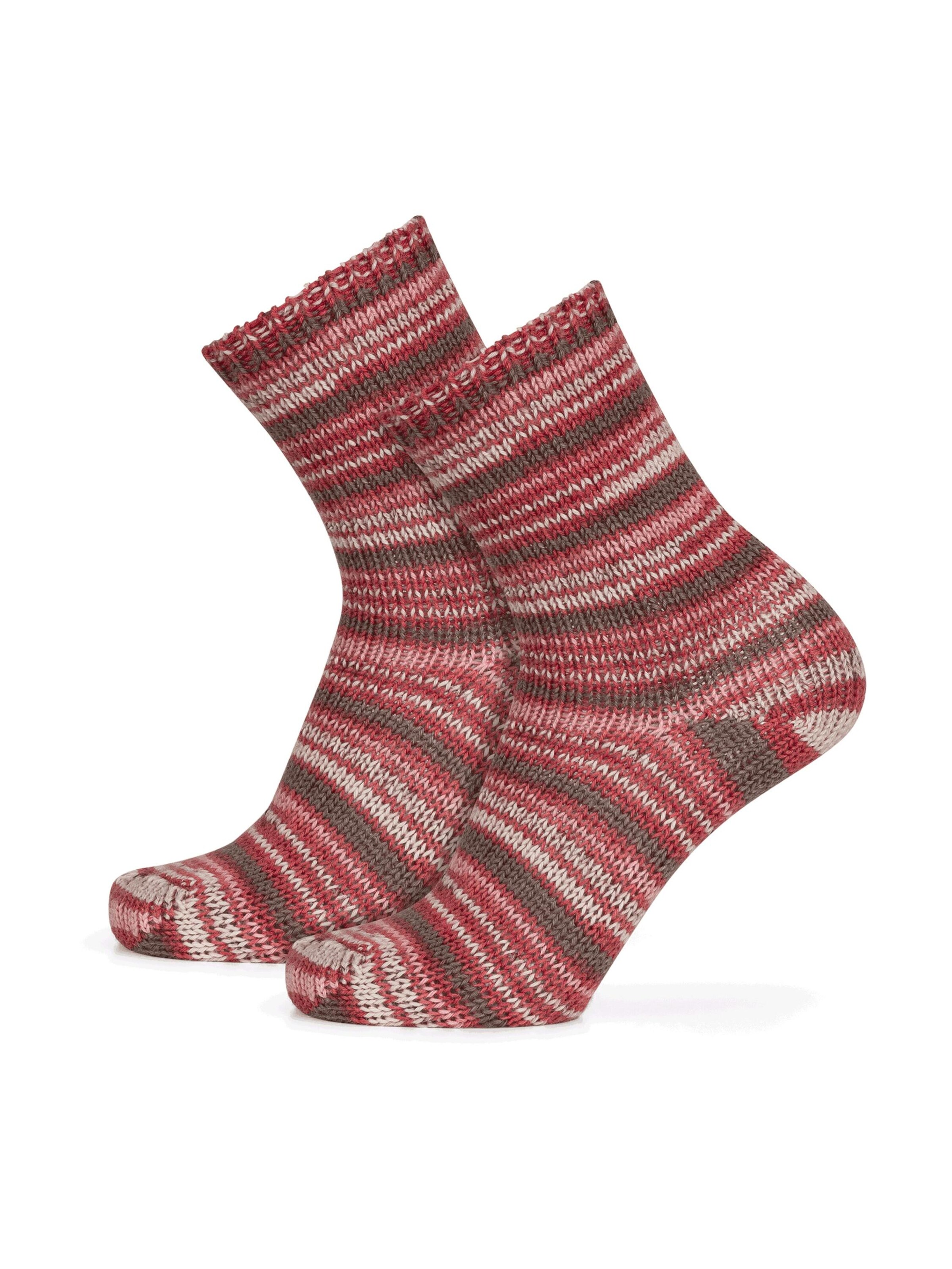 Chaussettes normani en marron