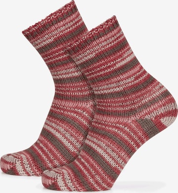 Chaussettes normani en marron