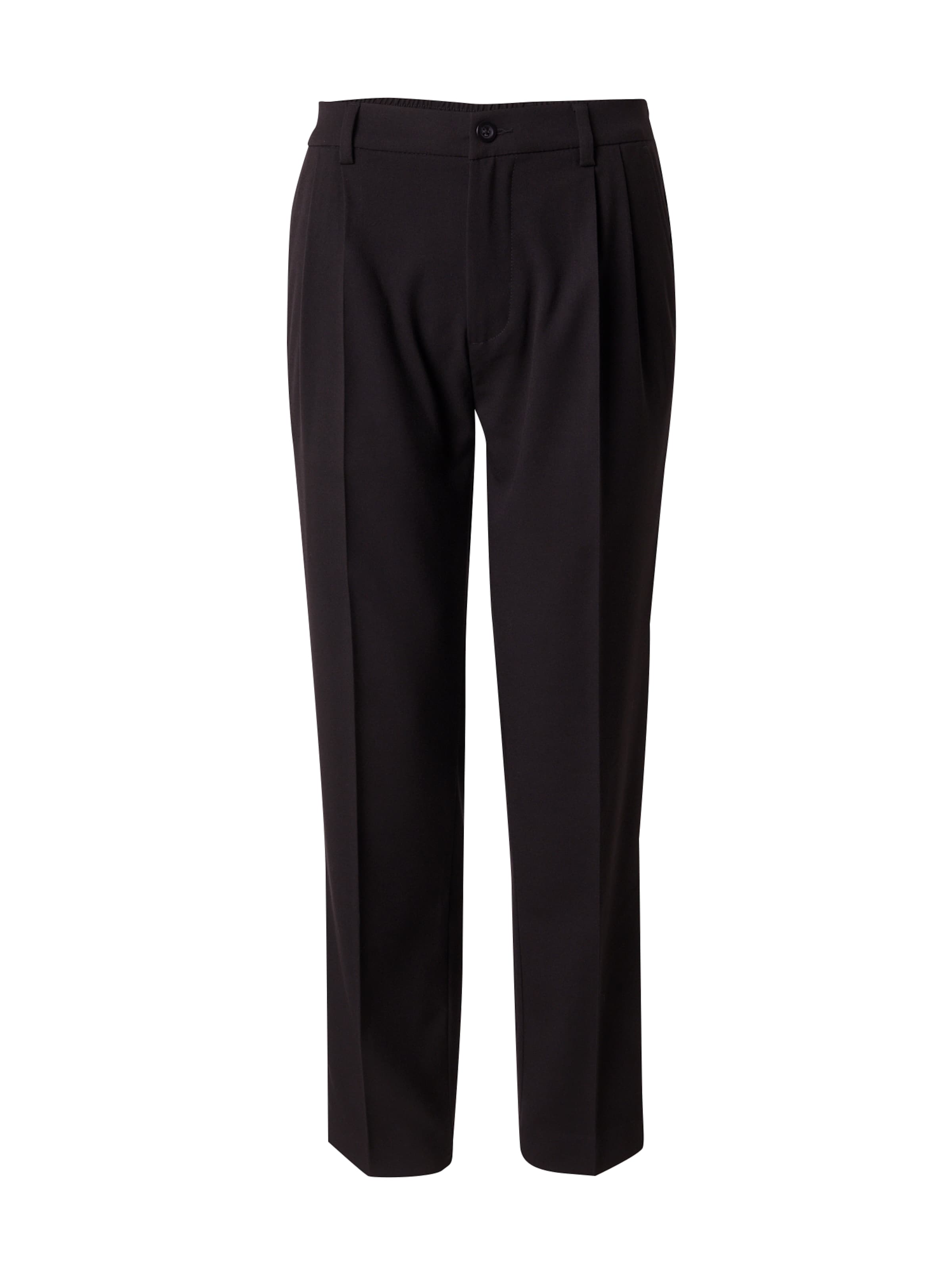 JACK & JONES Loosefit Hose 'JPSTKARL JULIAN' in Schwarz: Vorderseite