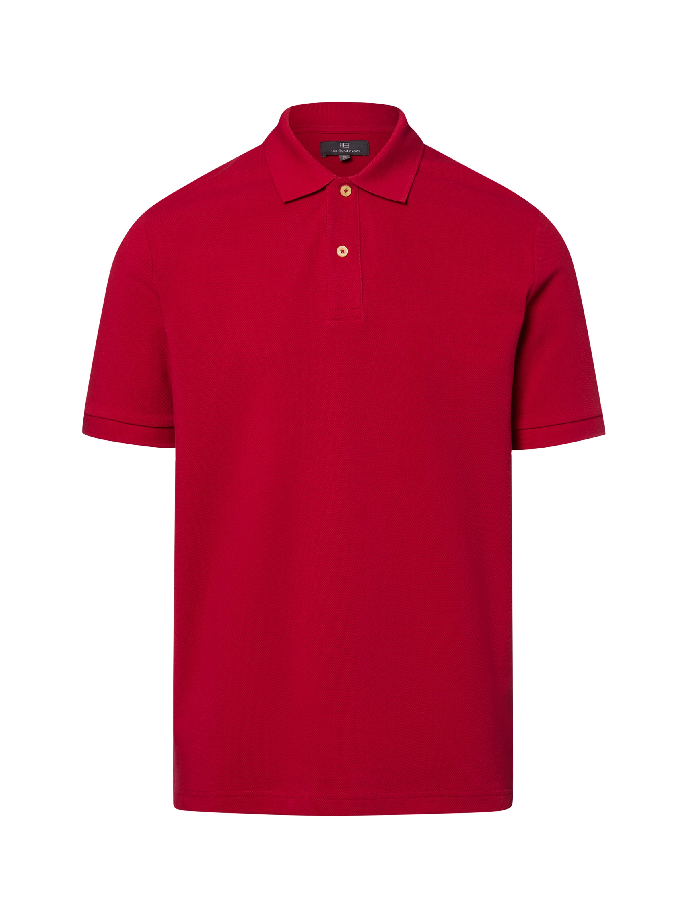 Nils Sundström Poloshirt in Rot: Vorderseite