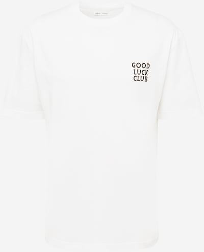 Maglietta 'GOOD LUCK' Samsøe Samsøe di colore verde / nero / bianco, Visualizzazione prodotti