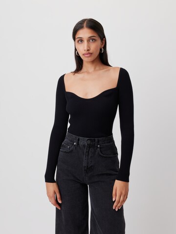 LeGer by Lena Gercke Pullover 'Lucia' in Schwarz: predná strana