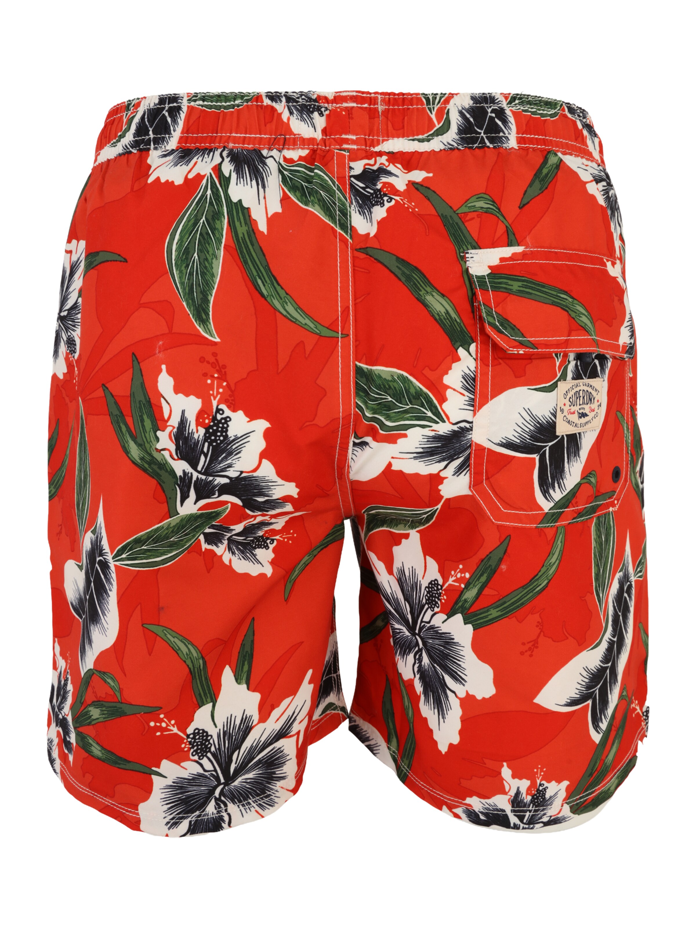 Superdry & Co Badeshorts in Rot