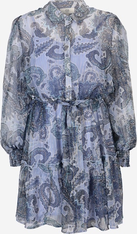 Robe-chemise River Island Plus en bleu : devant