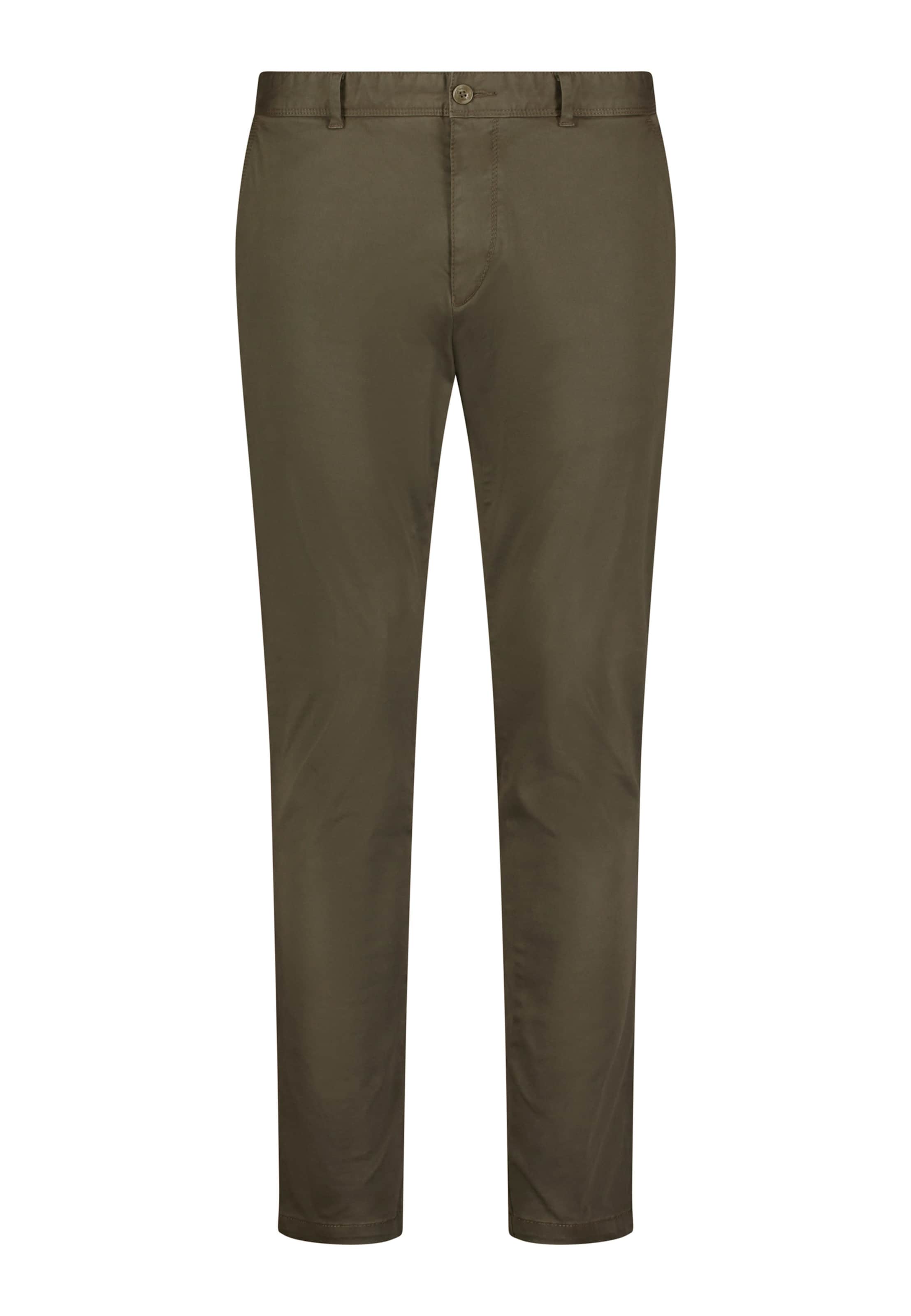 Pantalon chino ROY ROBSON en vert : devant