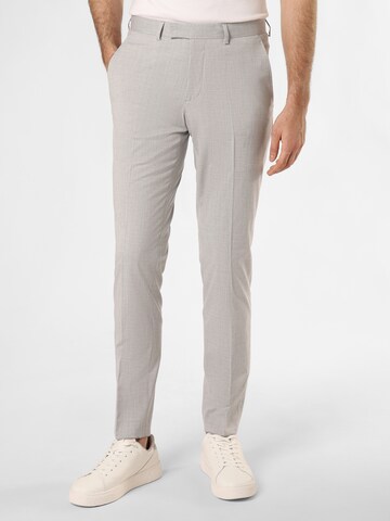 Pantalon à plis ' California ' Finshley & Harding en gris : devant