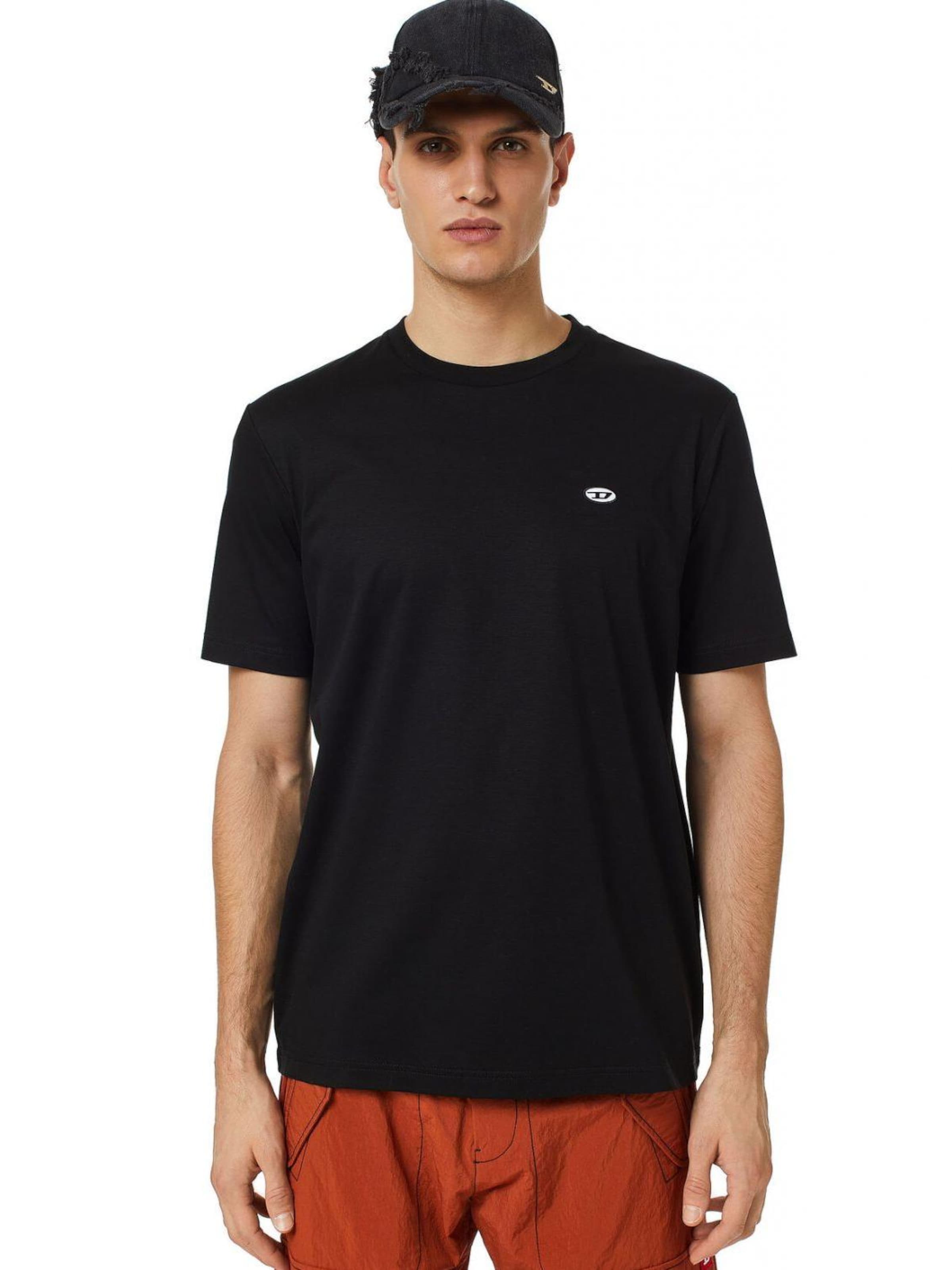 Maglietta di DIESEL in nero: frontale