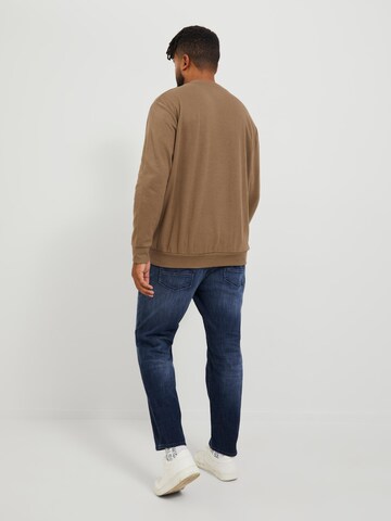 Jack & Jones Plus Sweatshirt in Brown