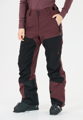 Whistler Regular Skihose 'Kingland' in Rot: Vorderseite