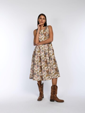 White Label by RoFa Summer Dress in Beige: front