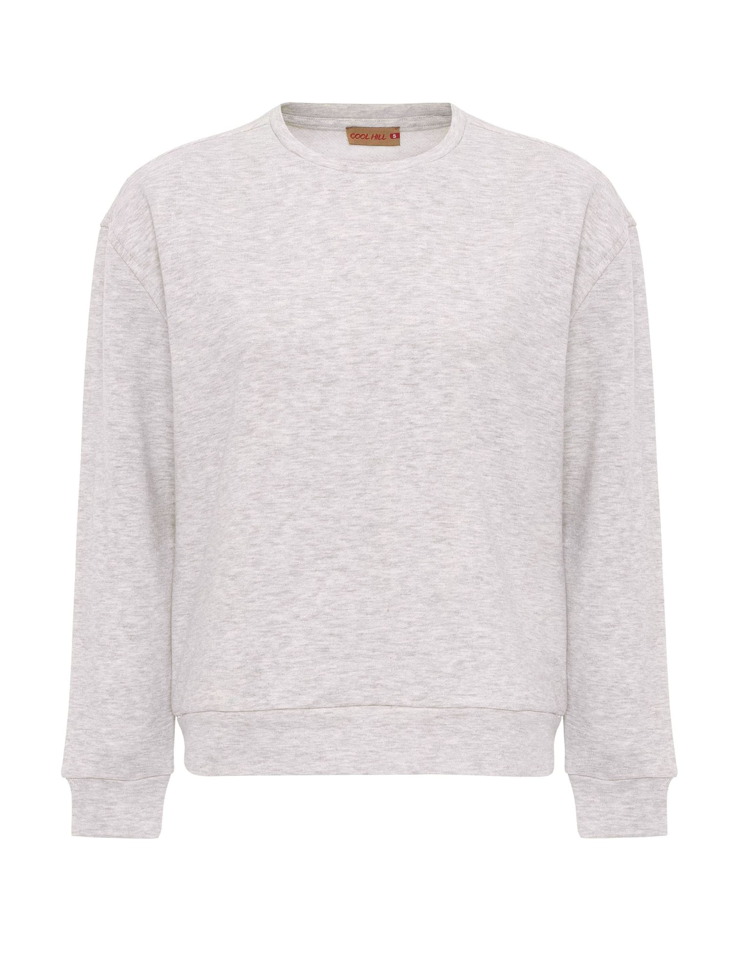 Cool Hill Μπλούζα φούτερ σε μπεζ: μπροστά