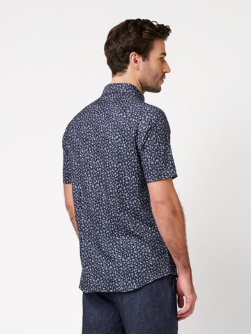 DESOTO Slim fit Overhemd in Blauw