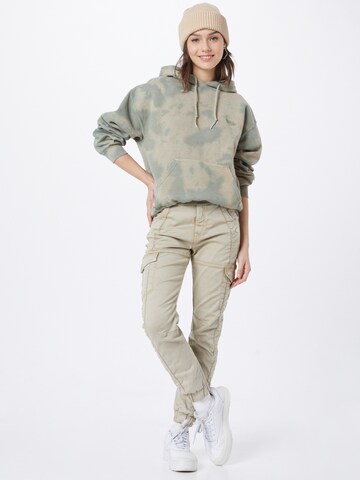 Tapered Jeans cargo 'Giselle' di Gang in beige
