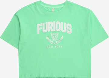 T-Shirt 'VILLA' KIDS ONLY en vert : devant
