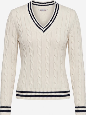 Felix Hardy Pullover in Weiß: Vorderseite
