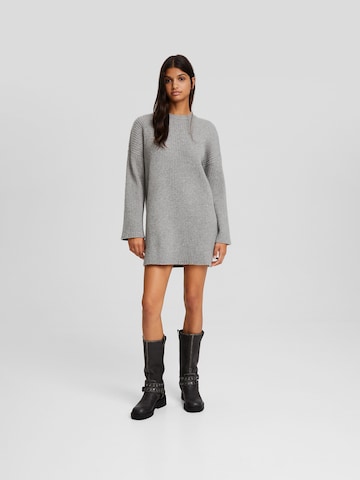 Bershka Knit dress in Grey