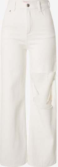 Edikted Jeans in white denim, Produktansicht