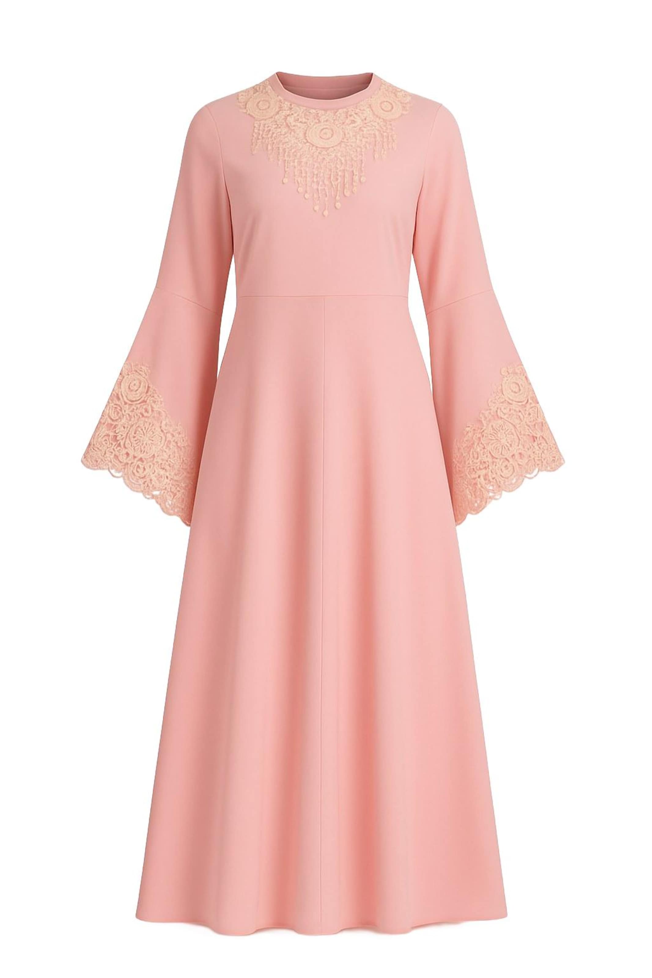 MODAMIHRAM Kleid in Pink: Vorderseite