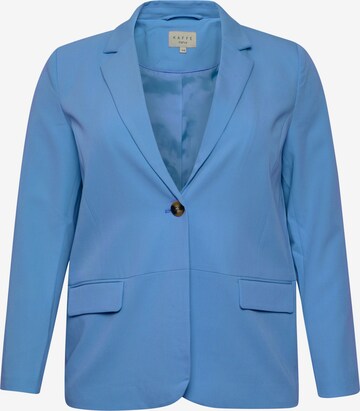 Blazer 'Jia' KAFFE CURVE en bleu : devant