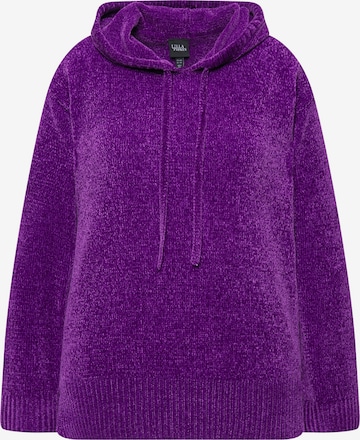 Pull-over Ulla Popken en violet : devant