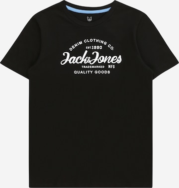Jack & Jones Junior Shirt 'FOREST' in Zwart: voorkant