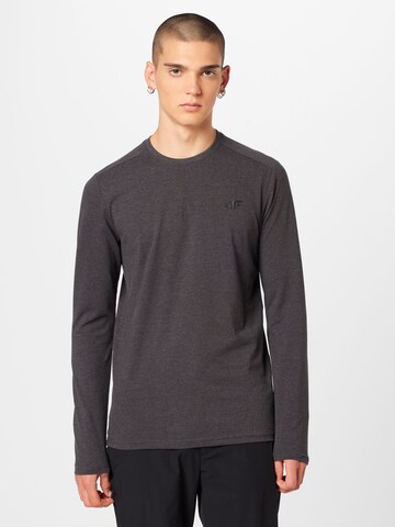 4F Sportshirt in Grau: predná strana