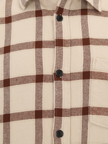 Coupe regular Chemise 'JORFREDERIKSBERG' Jack & Jones Plus en beige