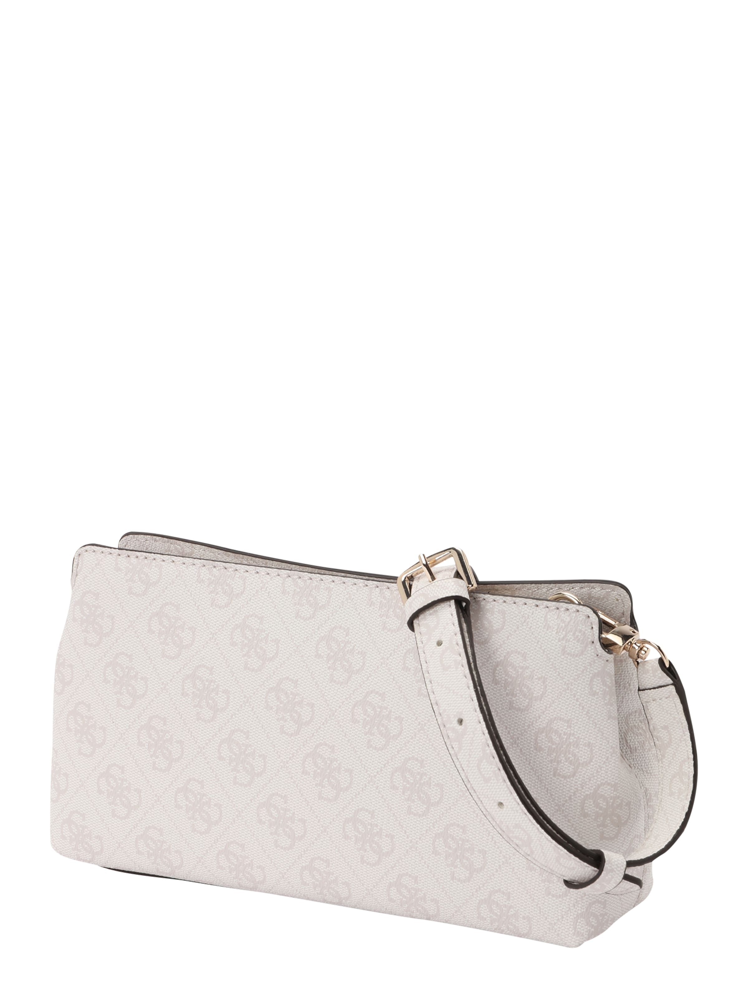 GUESS Τσάντα ώμου 'KATYA CROSSBODY TOP ZIP' σε λευκό: μπροστά