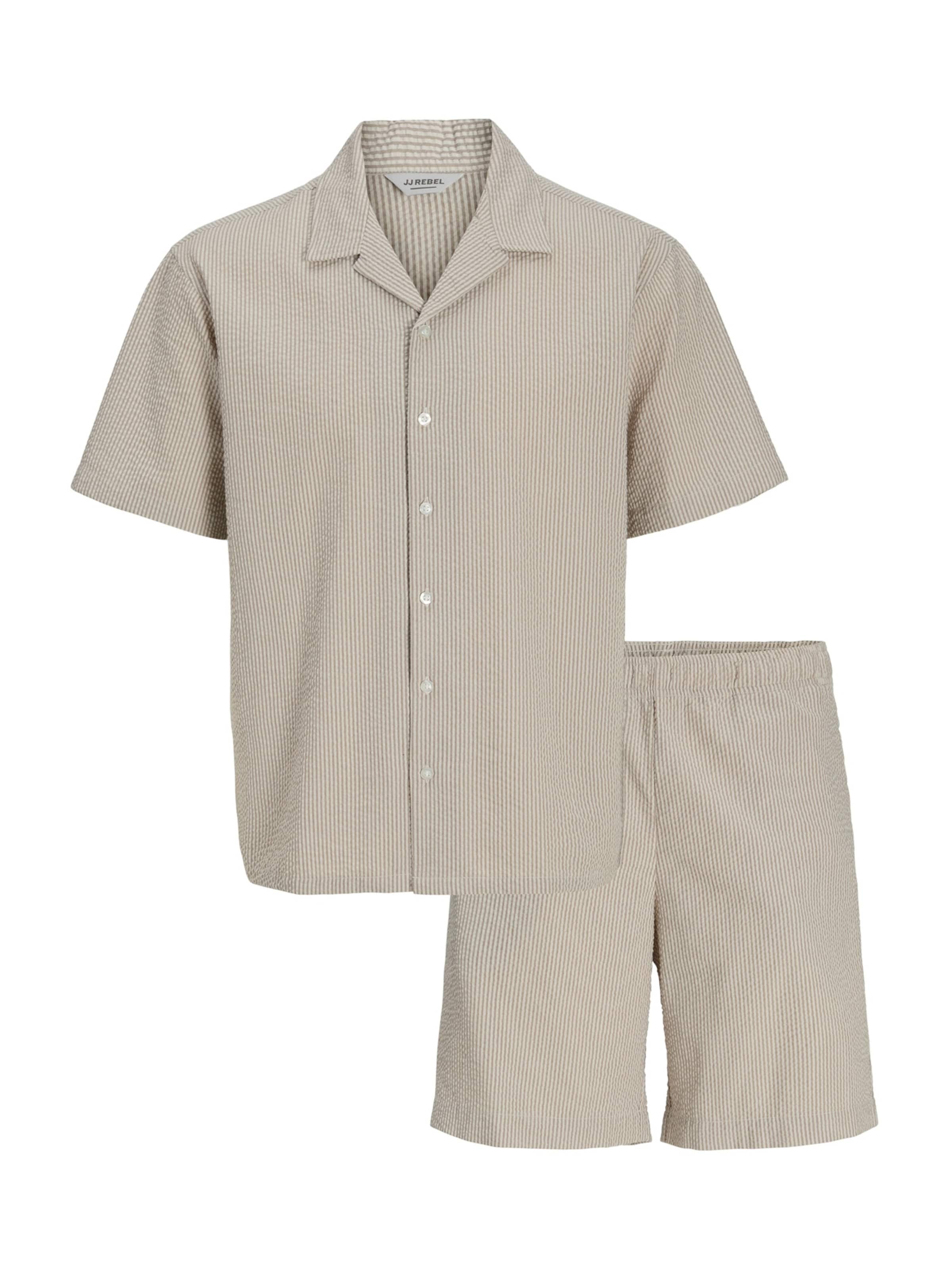 Survêtement 'JREBHAVEN' JJ Rebel en marron : devant