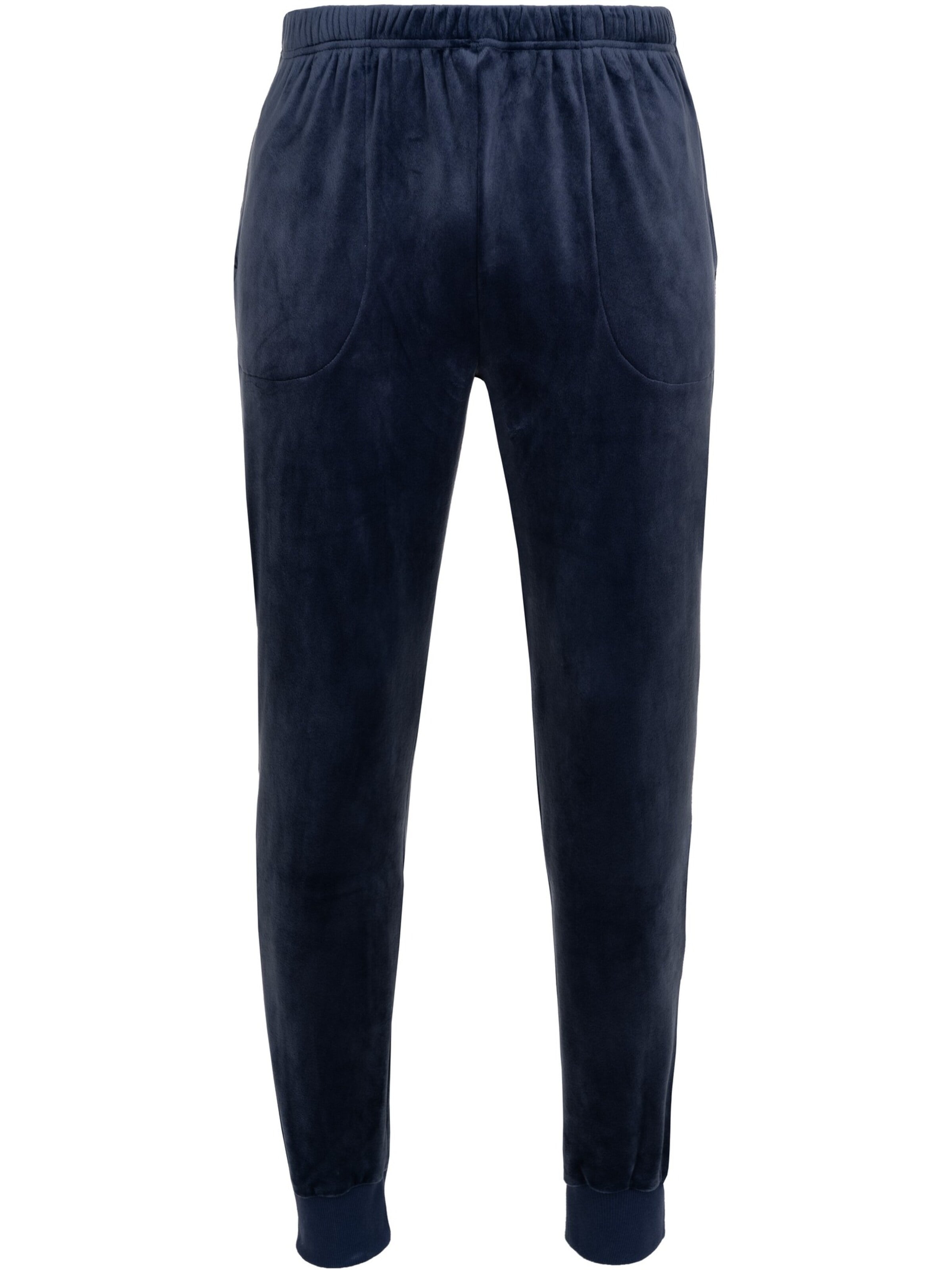 Pastunette Pyjama lang 'Northern Checks' in Blauw