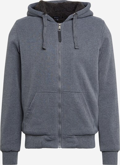 BRAVE SOUL Sweat jacket 'ZONEC' in grey, Item view