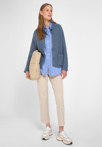 Peter Hahn Knit Cardigan in Blue