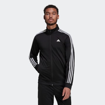 ADIDAS SPORTSWEAR Training Jacket 'Essentials' in Black: front