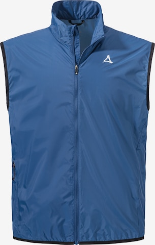 Gilet ' Bike Vest Style Cannobio MNS ' Schöffel en bleu : devant