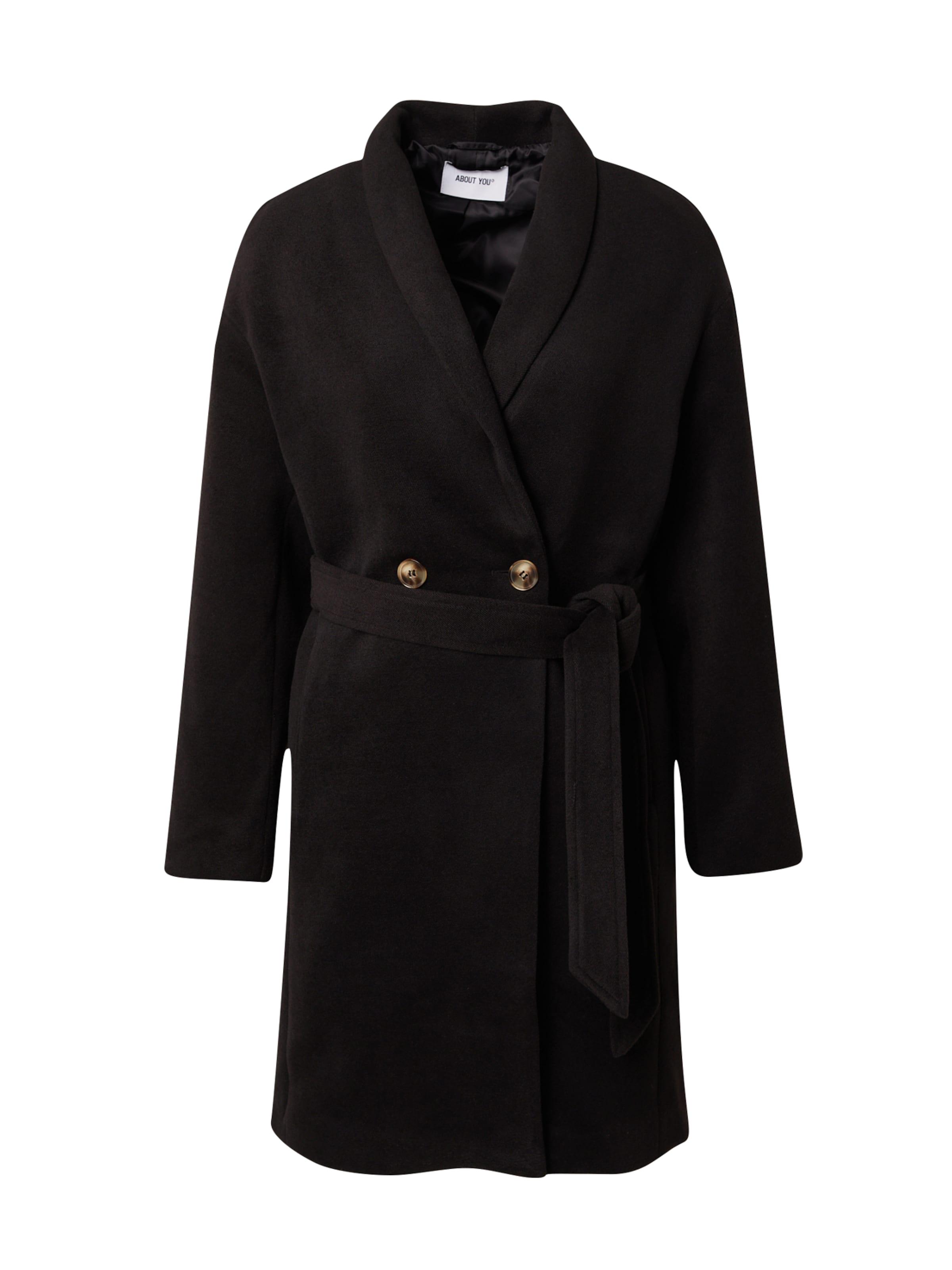 Cappotto di mezza stagione &#x27;Gesa&#x27; di ABOUT YOU in nero: frontale