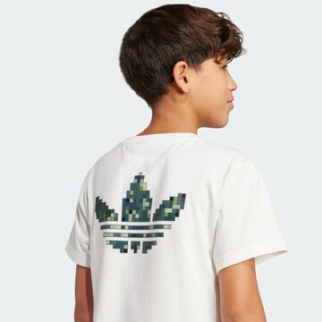 T-Shirt 'Adidas Originals x Minecraft' ADIDAS ORIGINALS en blanc