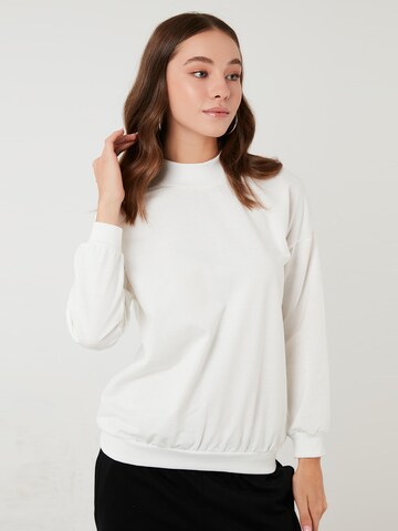LELA Sweatshirt in Weiß