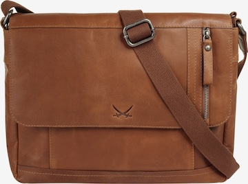 Messenger SANSIBAR en marron : devant